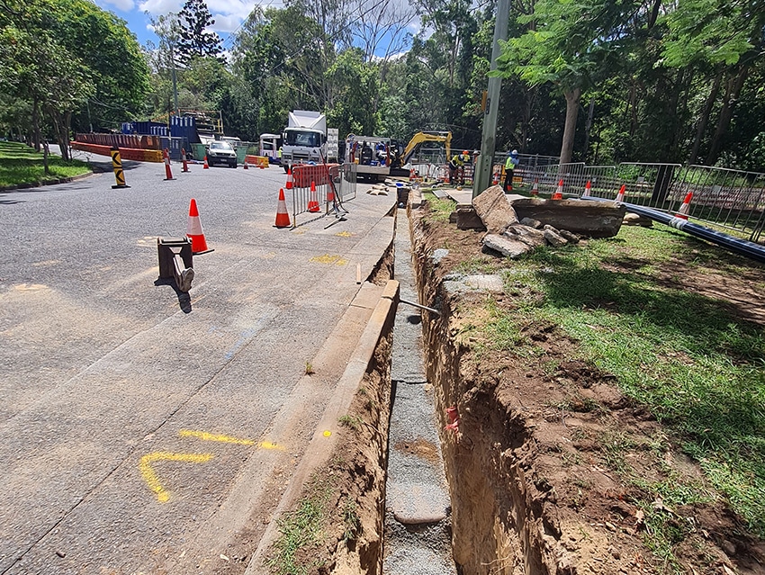 Gresham Street Water Reticulation Replacement - QLD Civil Engineering ...